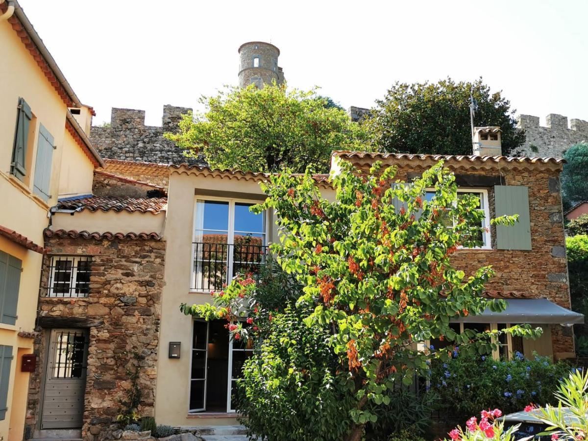 Pretty Historical Village House Grimaud Eksteriør billede